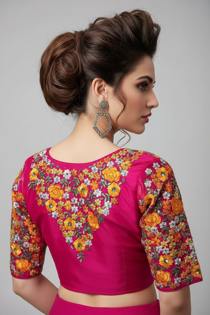 Sparkle in Style (New Organza Designer Blouse)