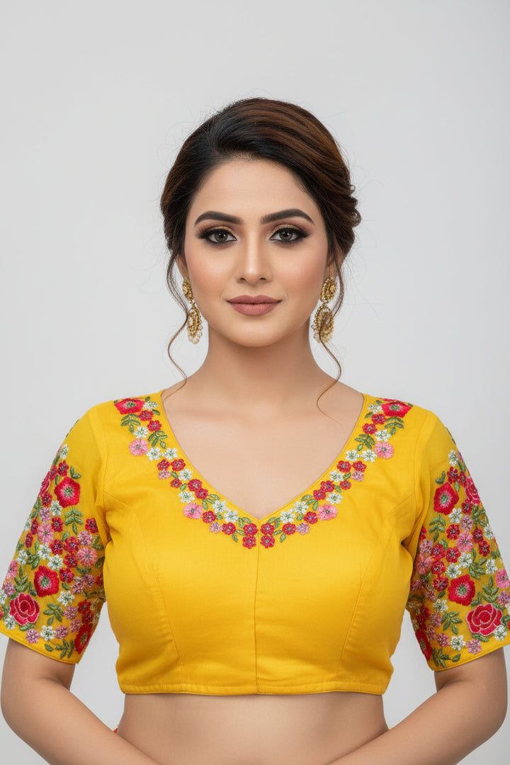 Sparkle in Style (New Organza Designer Blouse)