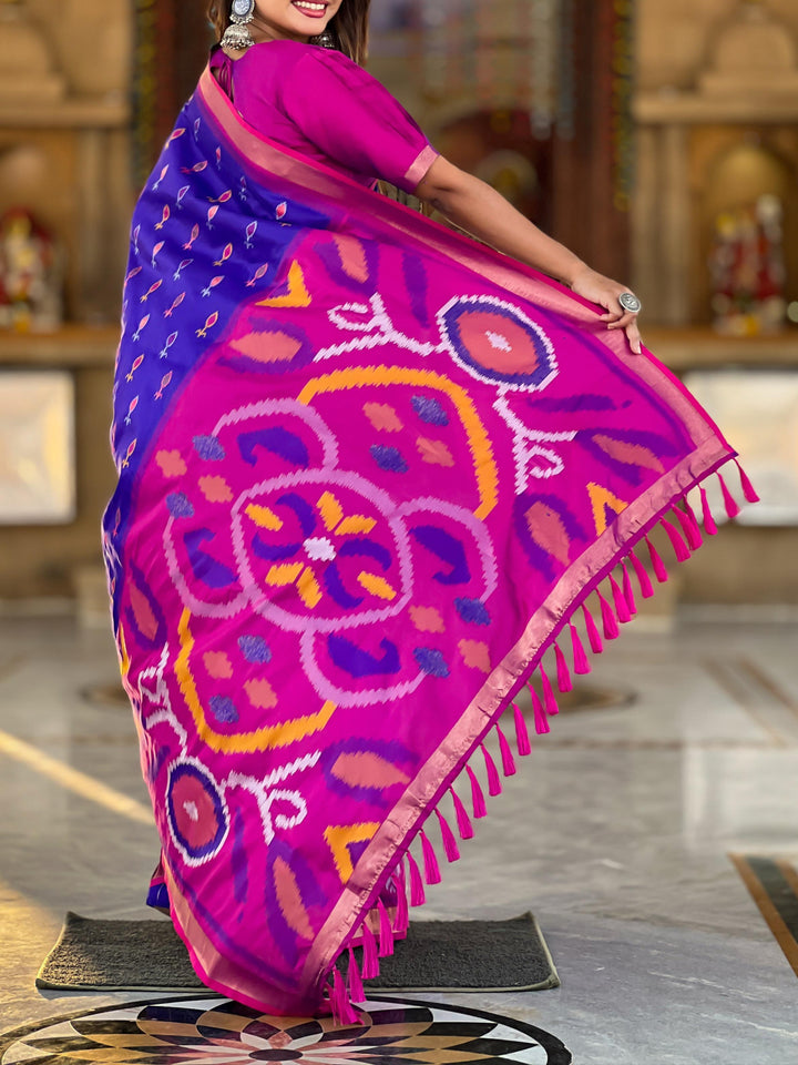 Patola Dreams -Ikkat Silk Saree