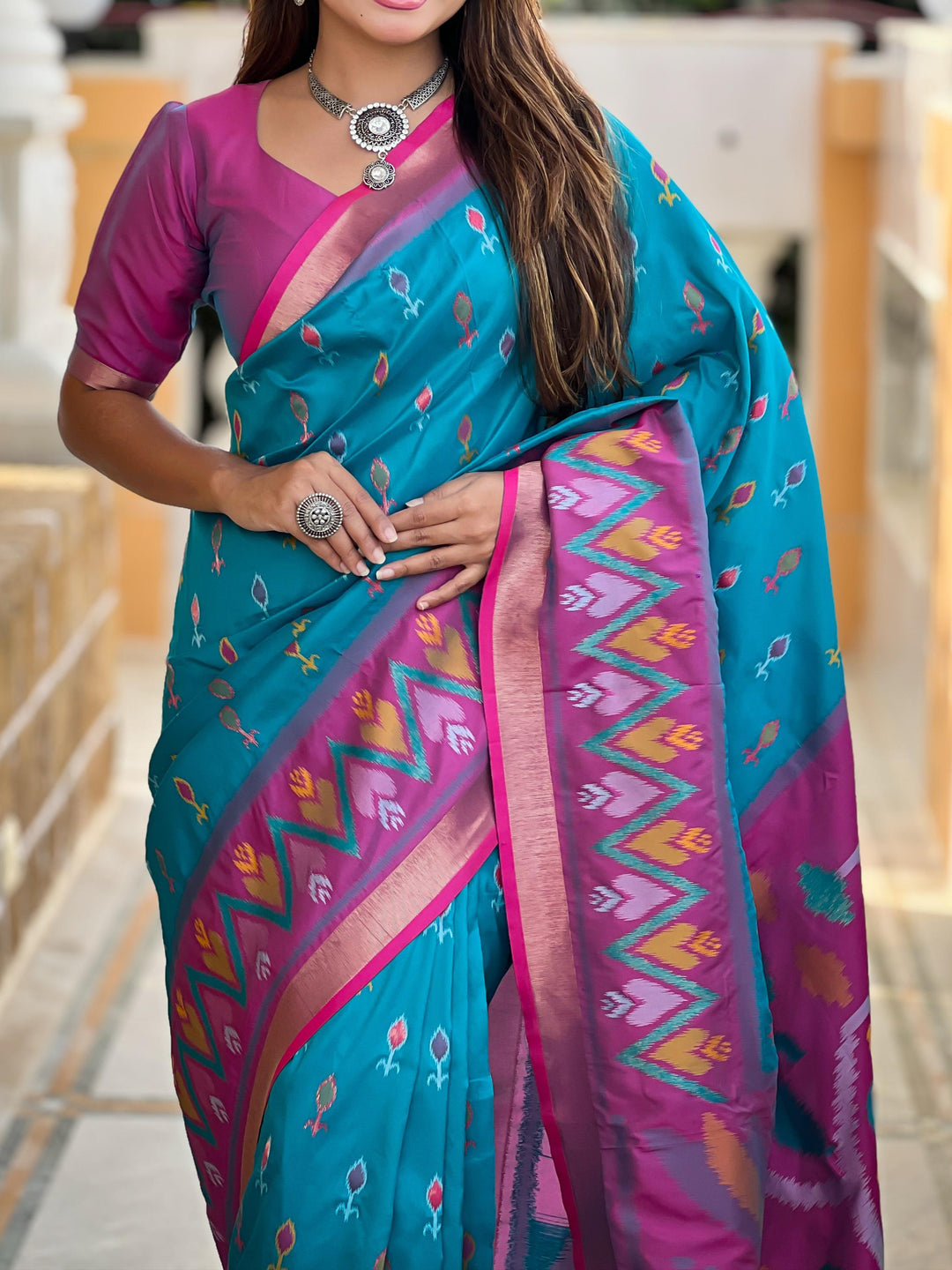 Patola Dreams -Ikkat Silk Saree