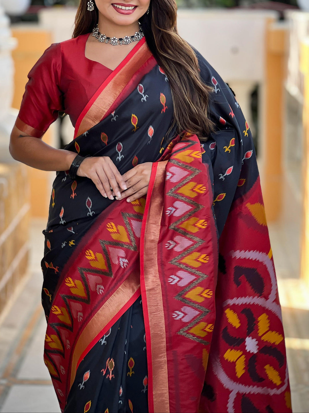 Patola Dreams -Ikkat Silk Saree