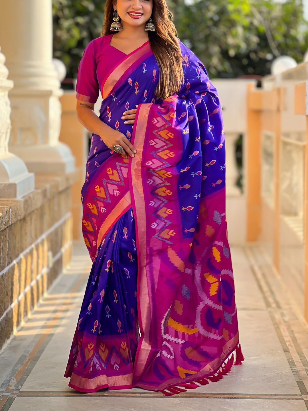 Patola Dreams -Ikkat Silk Saree