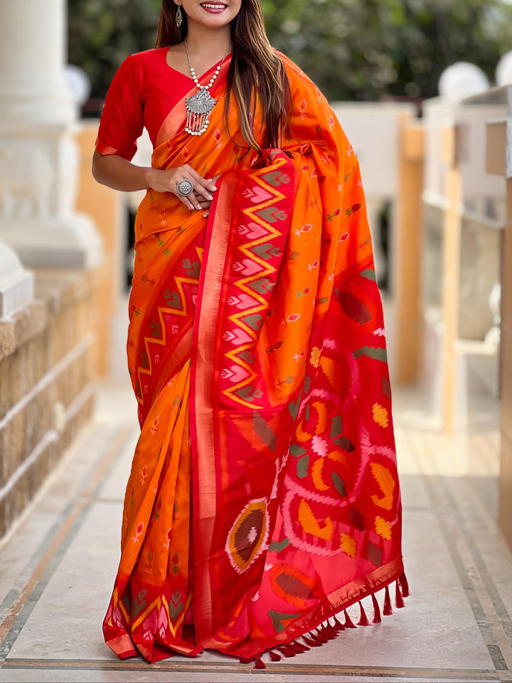 Patola Dreams -Ikkat Silk Saree