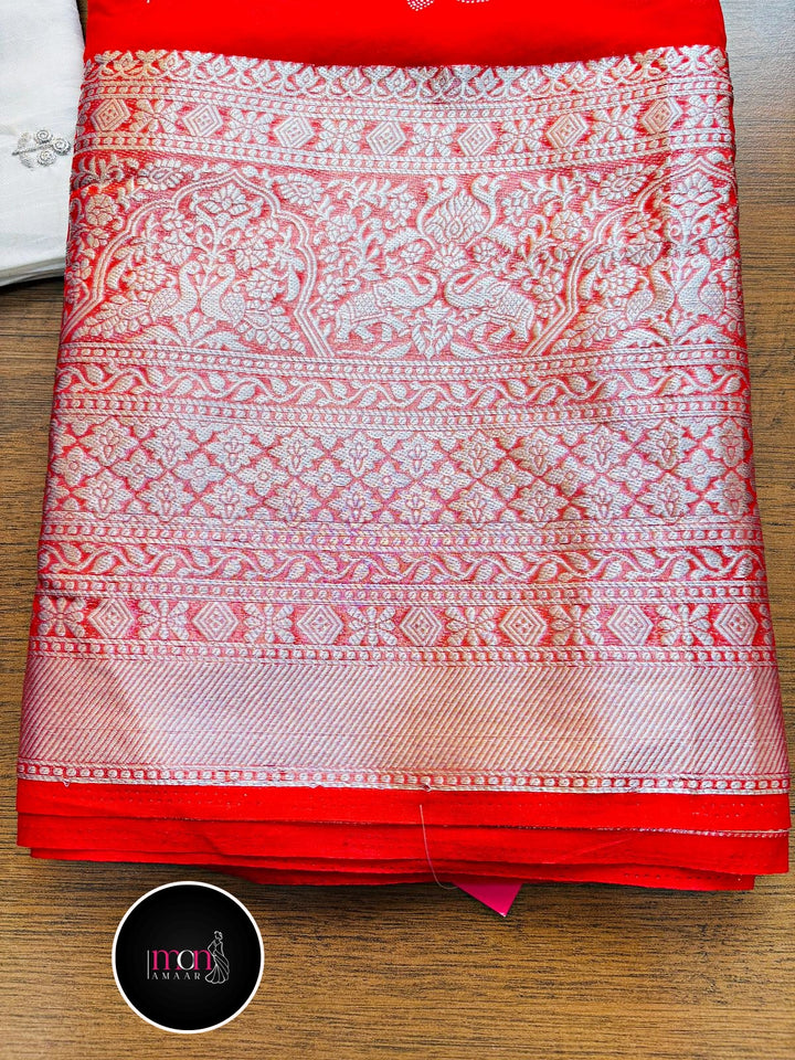 Arohi - Kanjivaram Style Organza Saree