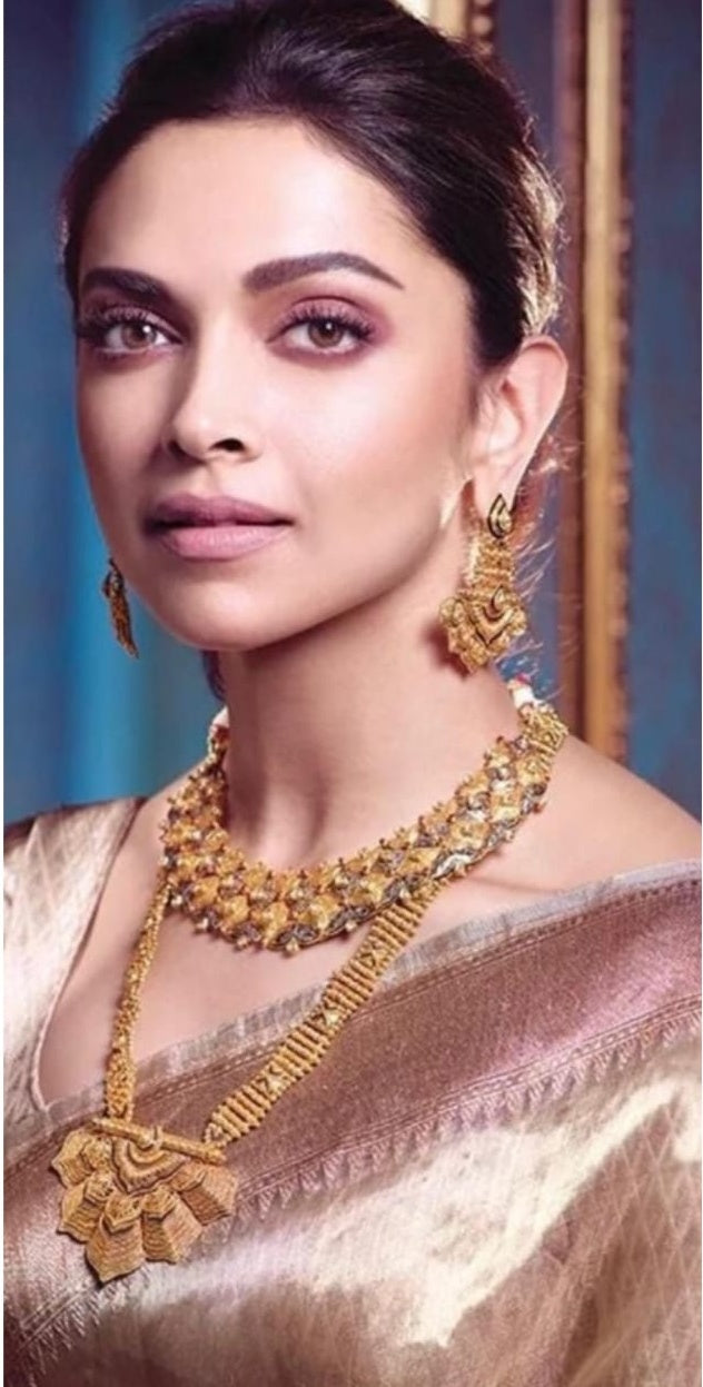 Deepika Padukone Inspires Banarasi Tissue Tanchoi Jamewar Silk Saree