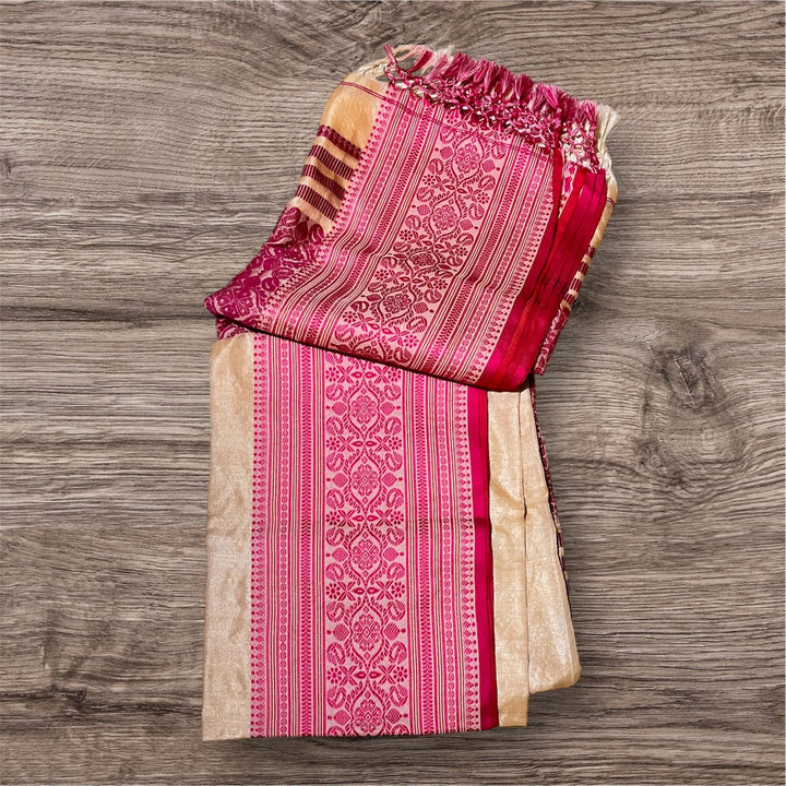 Sterling - The Auspicious Tussar Saree