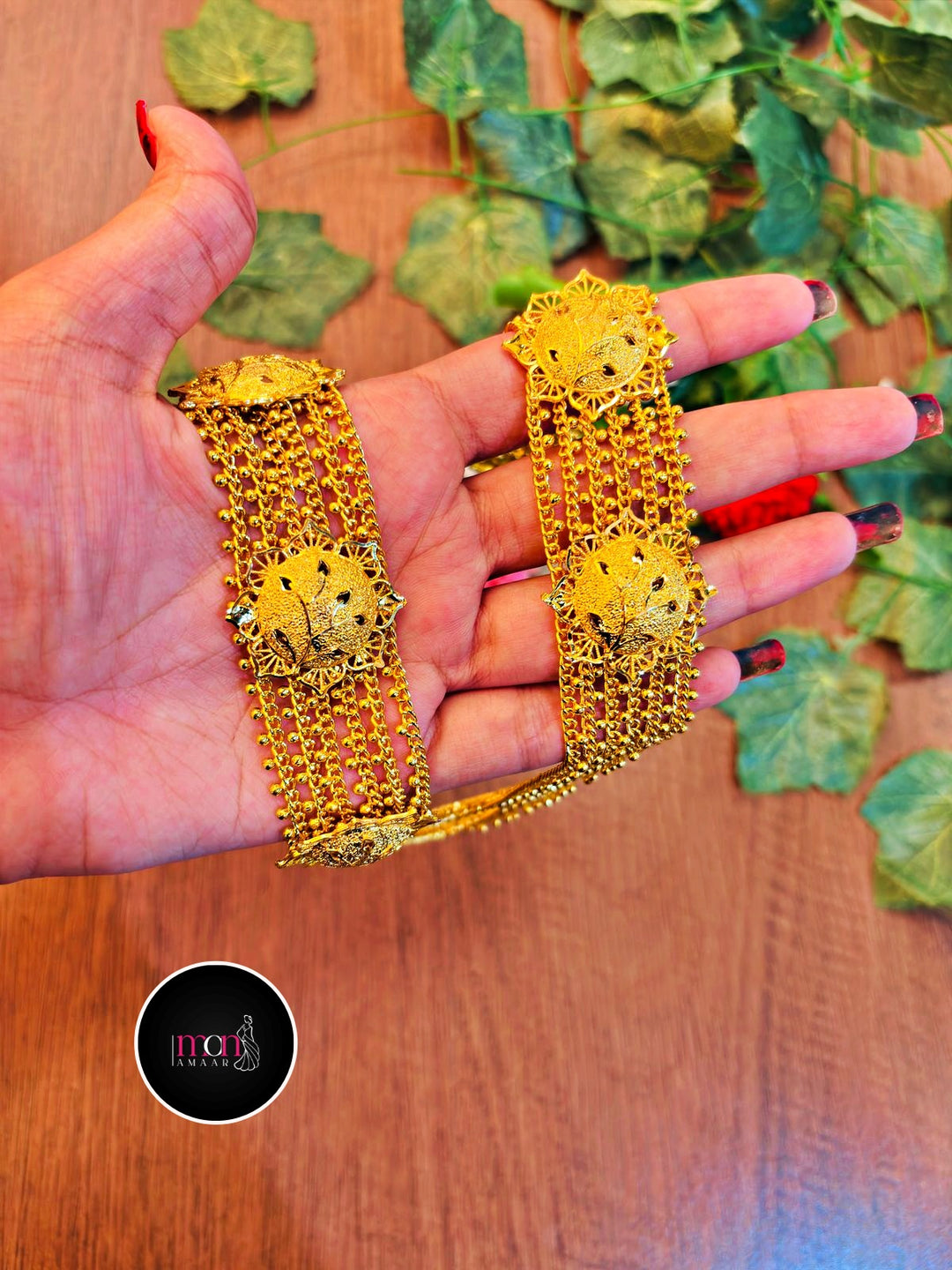 Golden Treasure Lahori Necklace