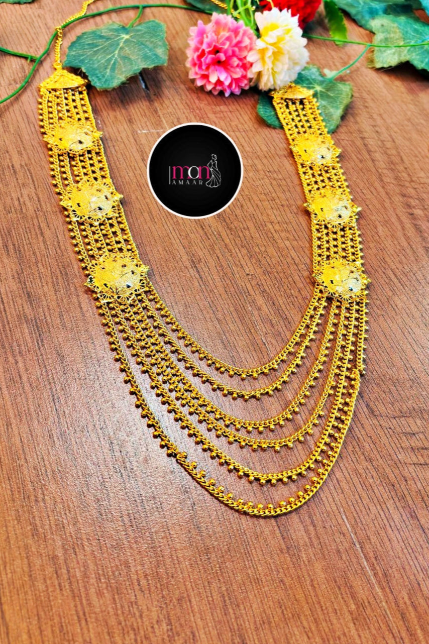 Golden Treasure Lahori Necklace