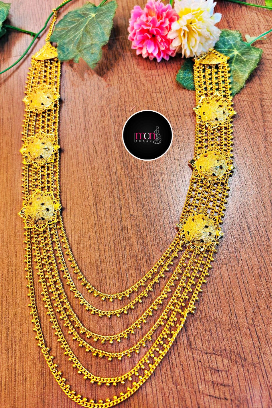 Golden Treasure Lahori Necklace