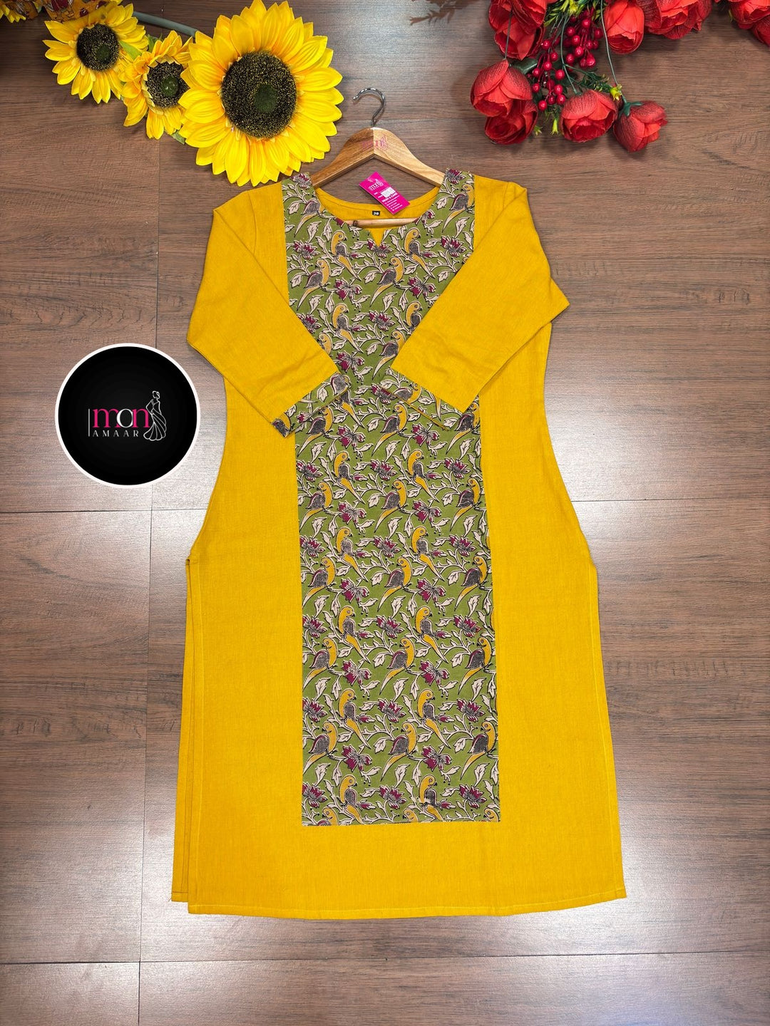 Green Fashion -Pure Sustainable Hand Block Kalamkari  Kurti