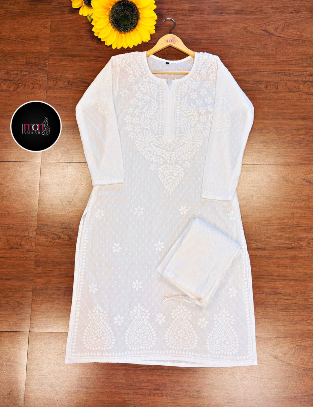 A Day In Colors - Special Chikankari Kurti Set