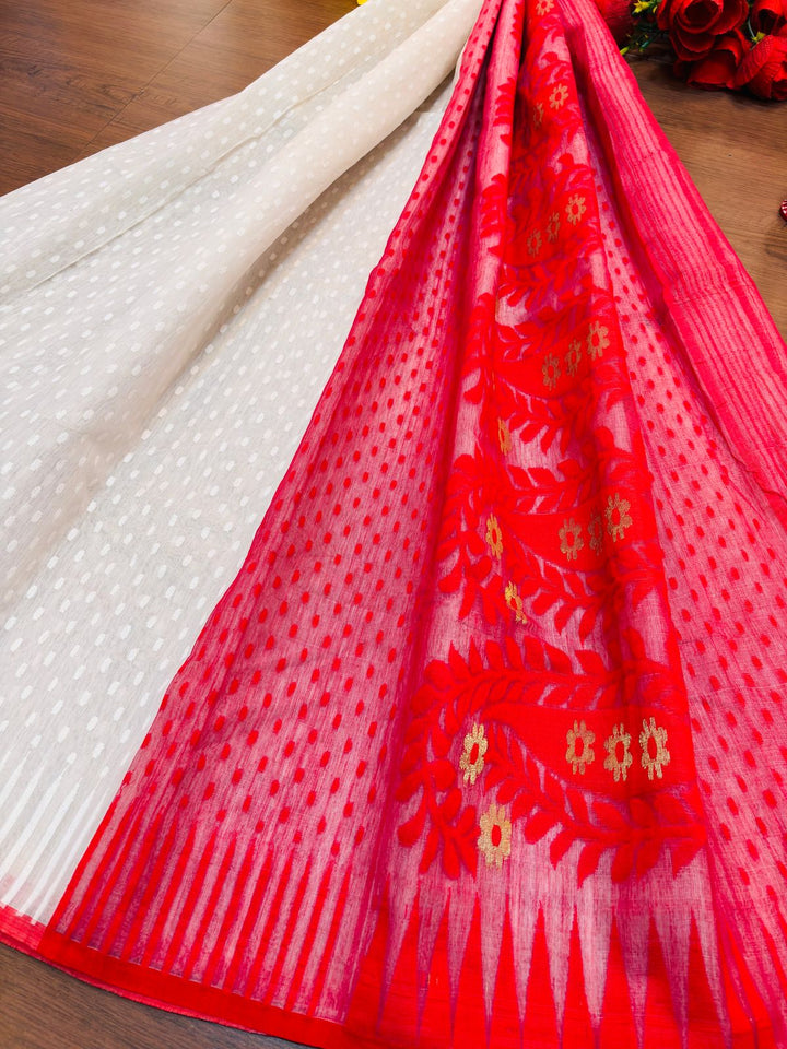 Sreemoyee - Bengal Dhakai Jamdani Saree