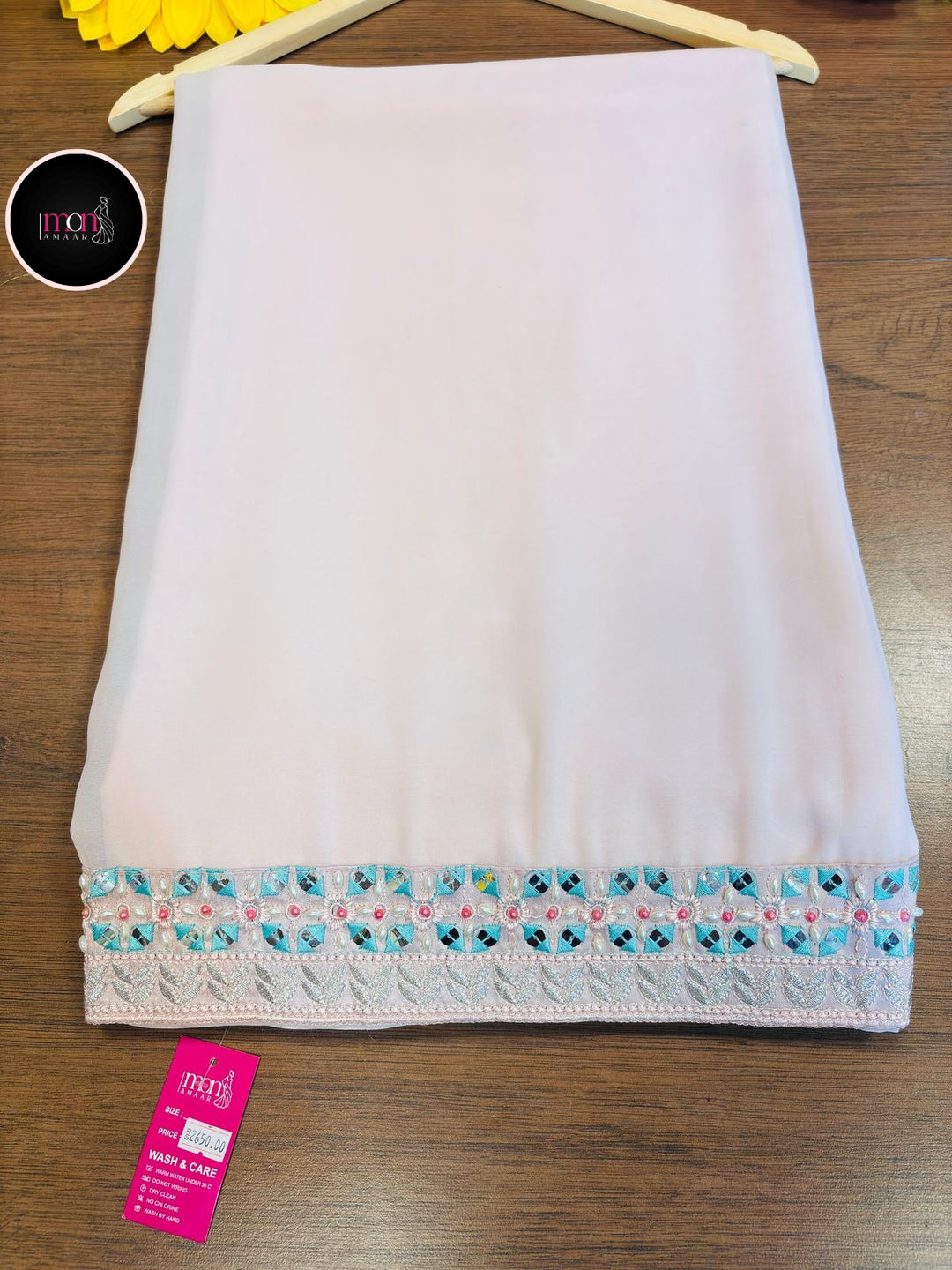 Classy Look Georgette Pink Silk Saree