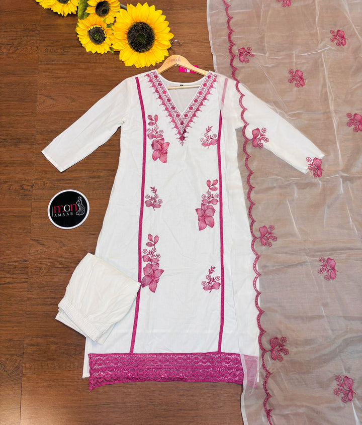 Desi Sweetness -Cotton Kurti Set