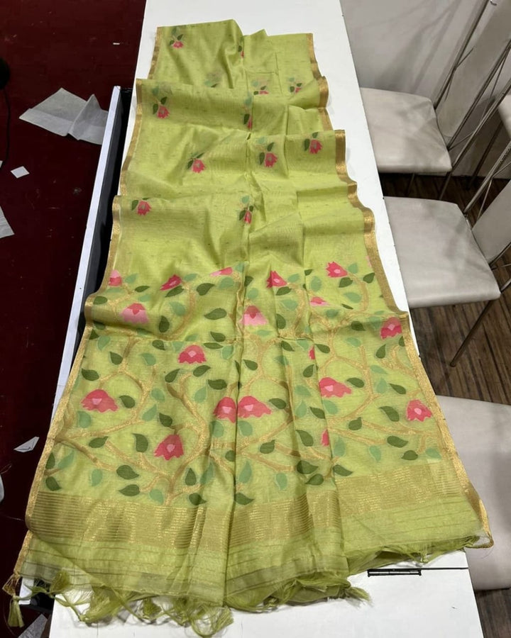 The Desires Jamdani Cotton Saree