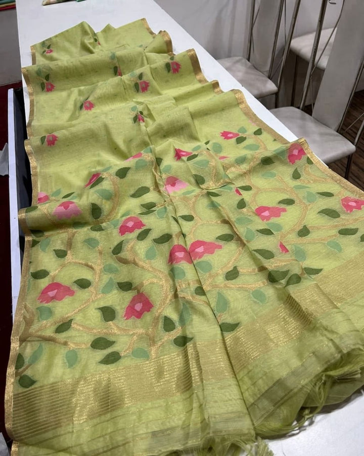 The Desires Jamdani Cotton Saree