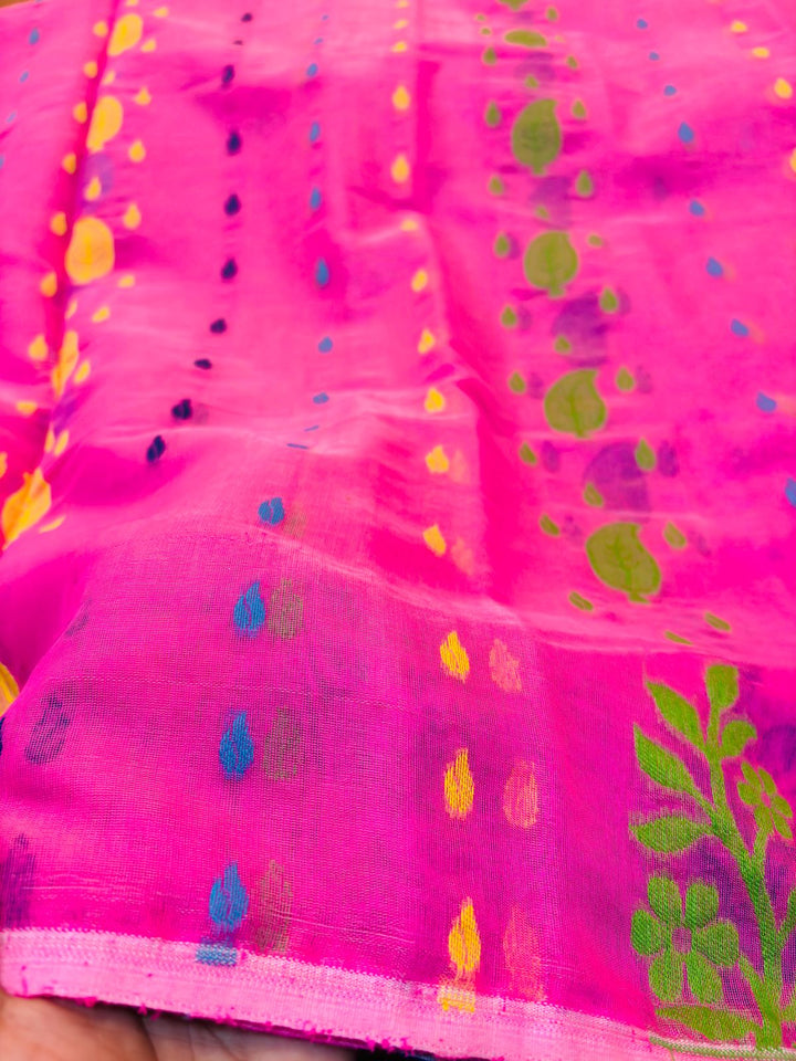 Fuldani Gap Dhakai Jamdani Saree