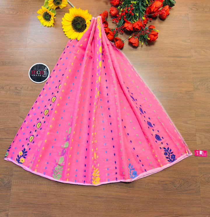 Fuldani Gap Dhakai Jamdani Saree