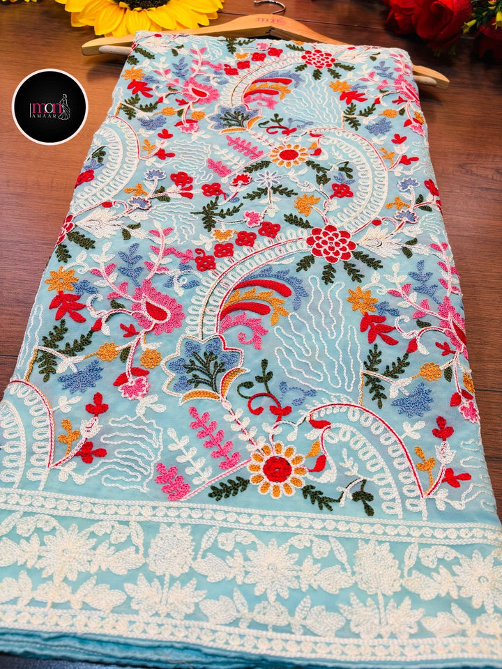 Let The Georgette Shine -An Exclusive Saree