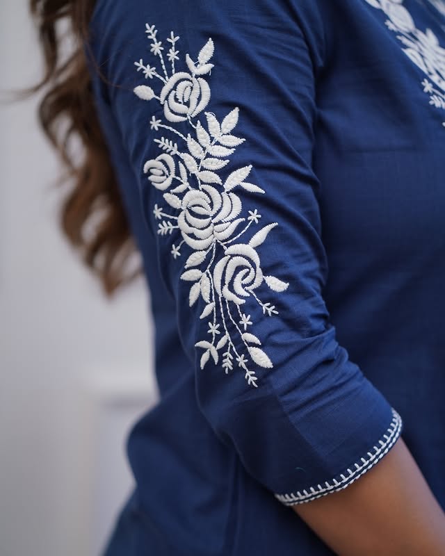 Noor-e-Nazakat Cotton Kurti Set