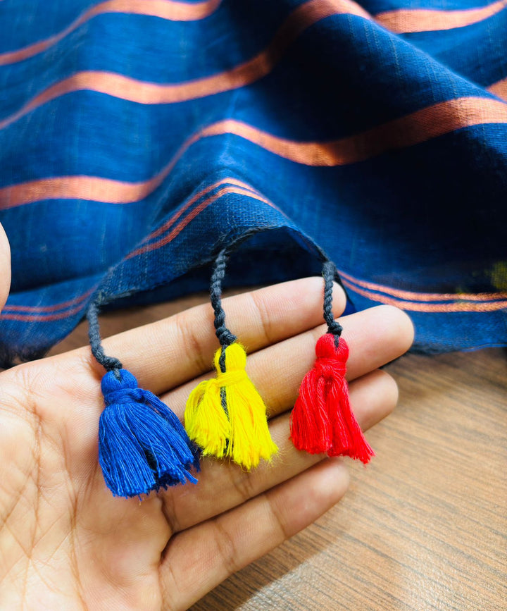 Luminous Linen Saree
