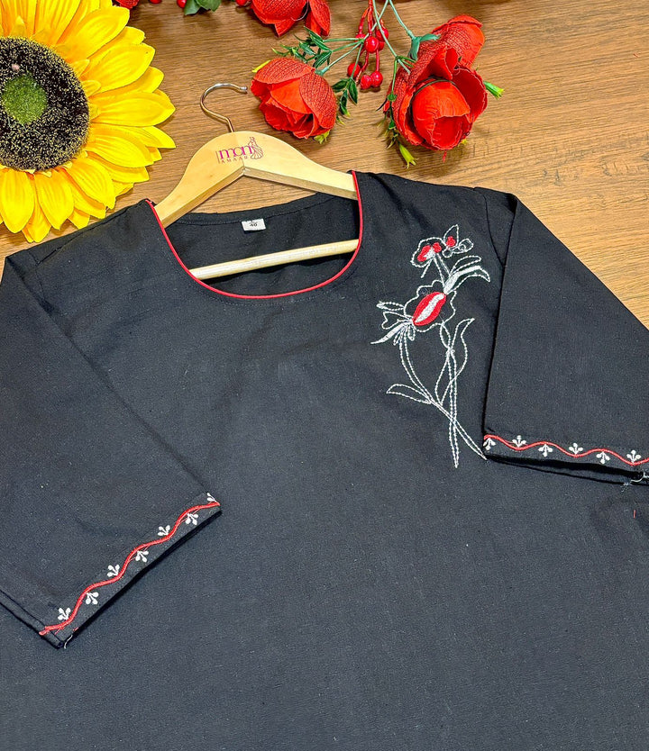 Quiet Elegance Cotton Kurti Set
