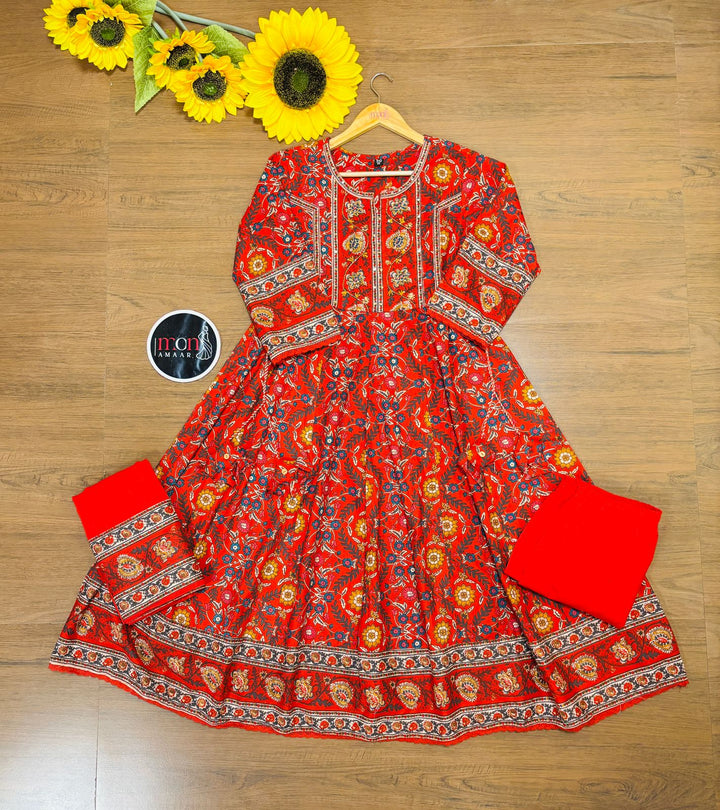 Wings Of A Wanderer Cotton Kurti Set