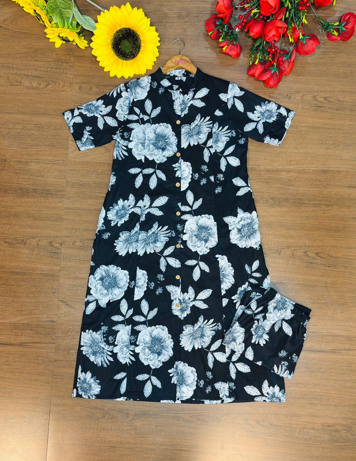 Life Of Flower - Cotton Coord Set