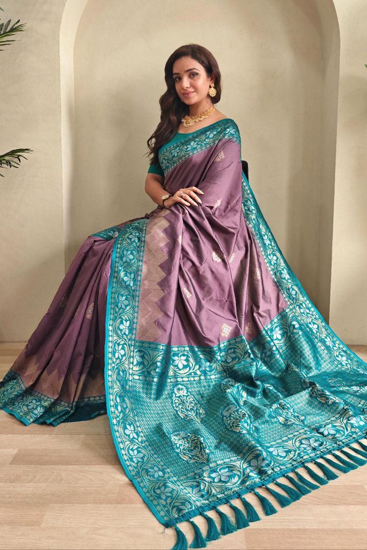 Monsoon Escape Fancy Silk Saree