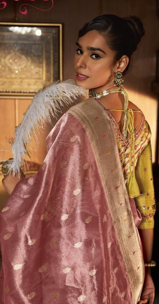 Elegance With Tissue Paithani Silk Saree