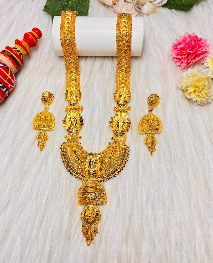 Dyuti Gold Plated Sita Har Bridal Necklace set