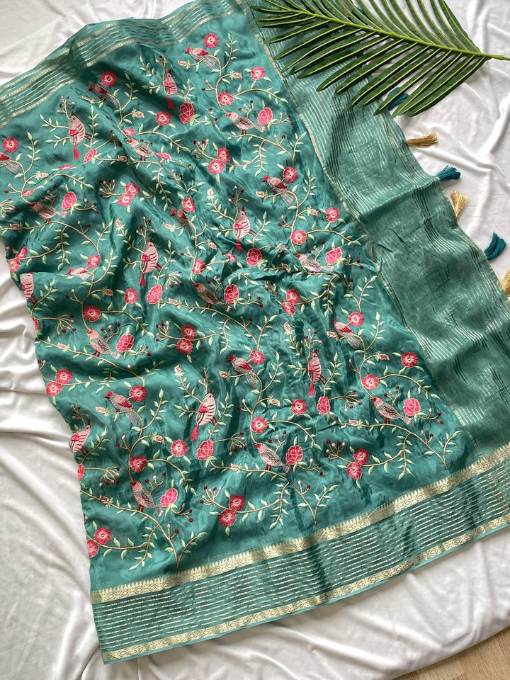 Flair in Flow Fancy Silk Saree