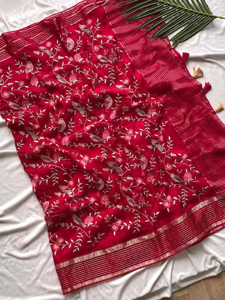 Flair in Flow Fancy Silk Saree