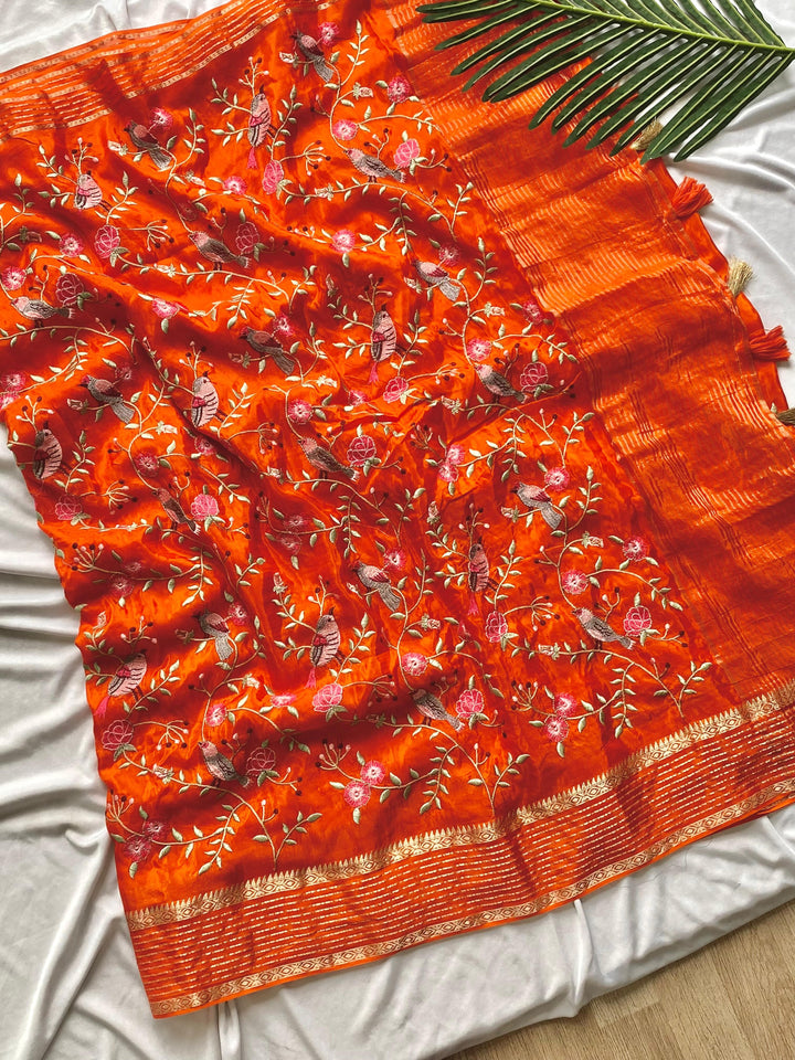 Flair in Flow Fancy Silk Saree