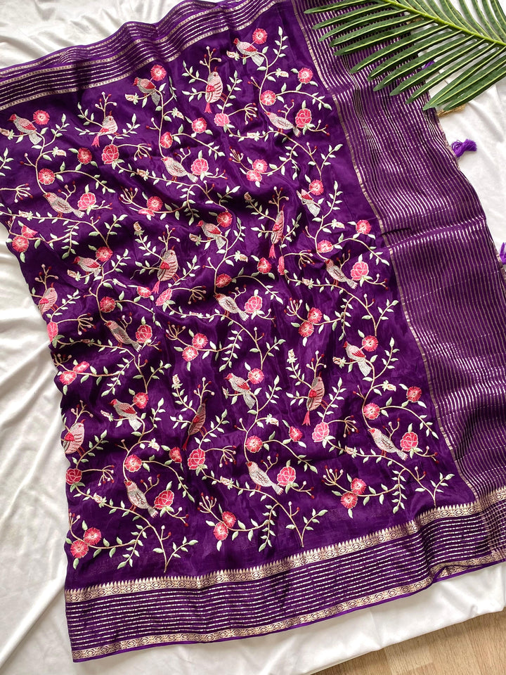 Flair in Flow Fancy Silk Saree