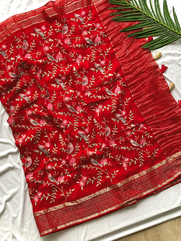 Flair in Flow Fancy Silk Saree