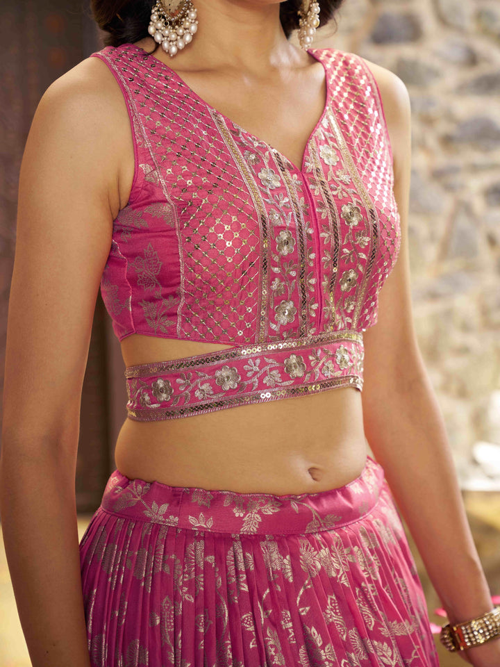 Desi Inspiration Designer Dola Silk Lehenga