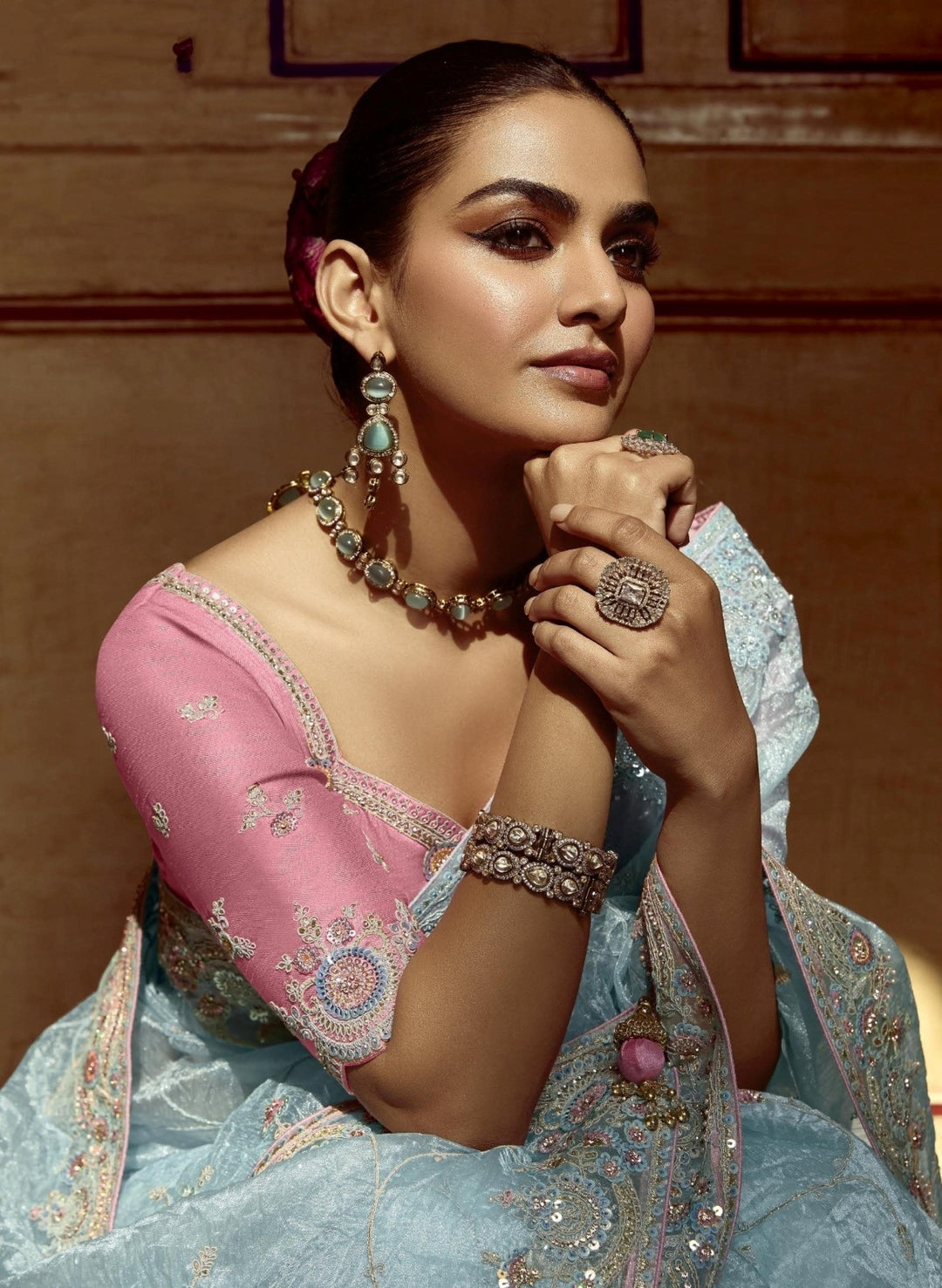 Looks Beautiful Fancy Silk Saree