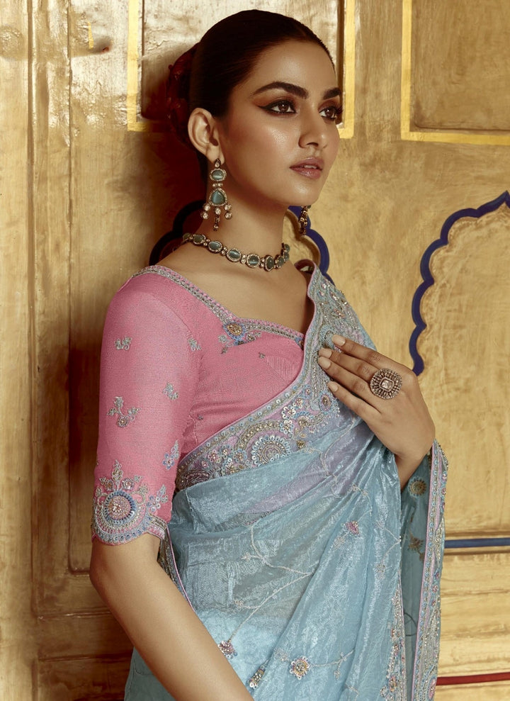 Looks Beautiful Fancy Silk Saree