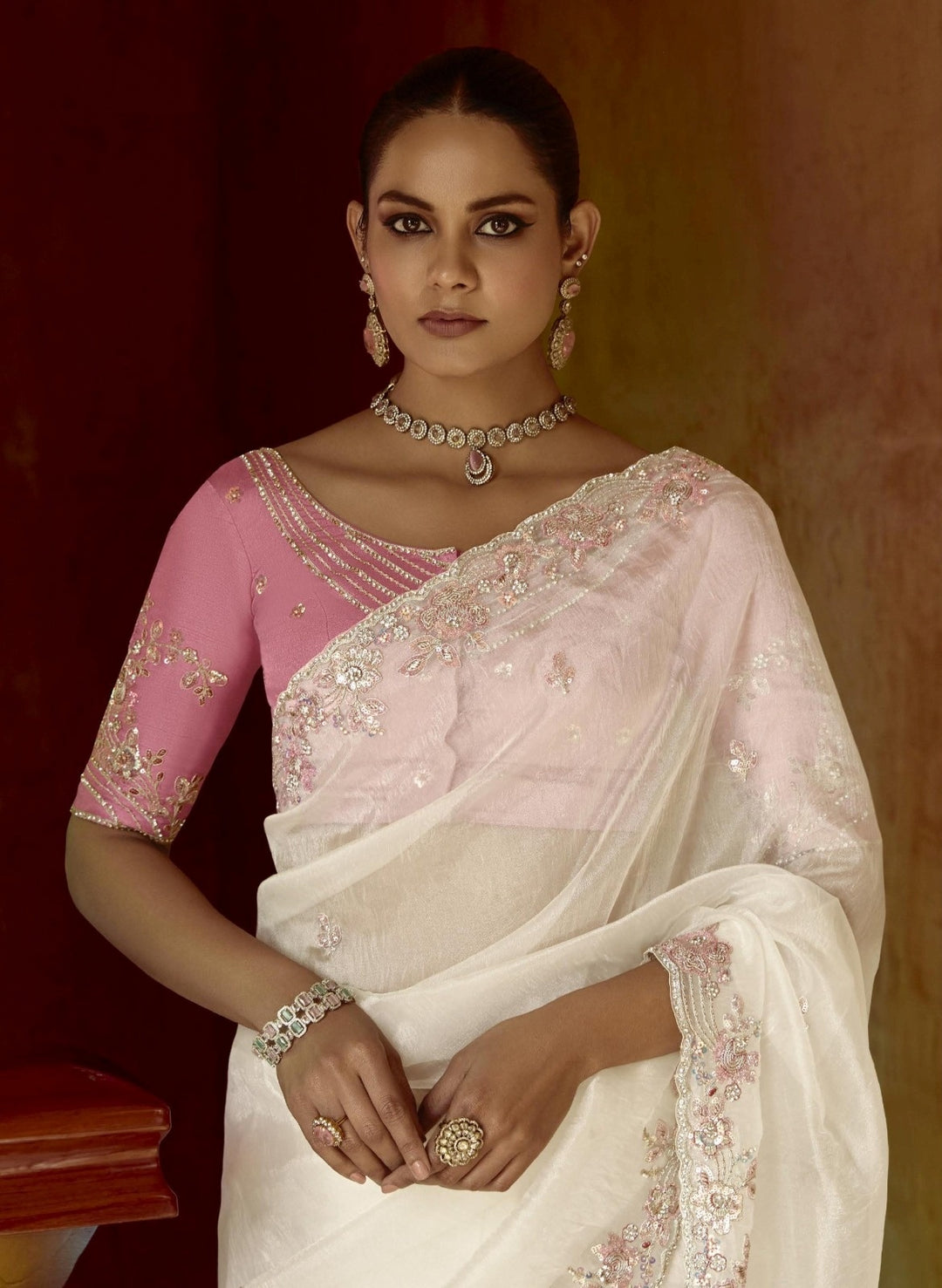 Looks Beautiful Fancy Silk Saree