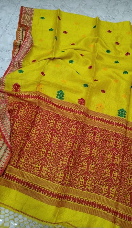 Thikana Mon Gachi Tussar Jamdani Saree