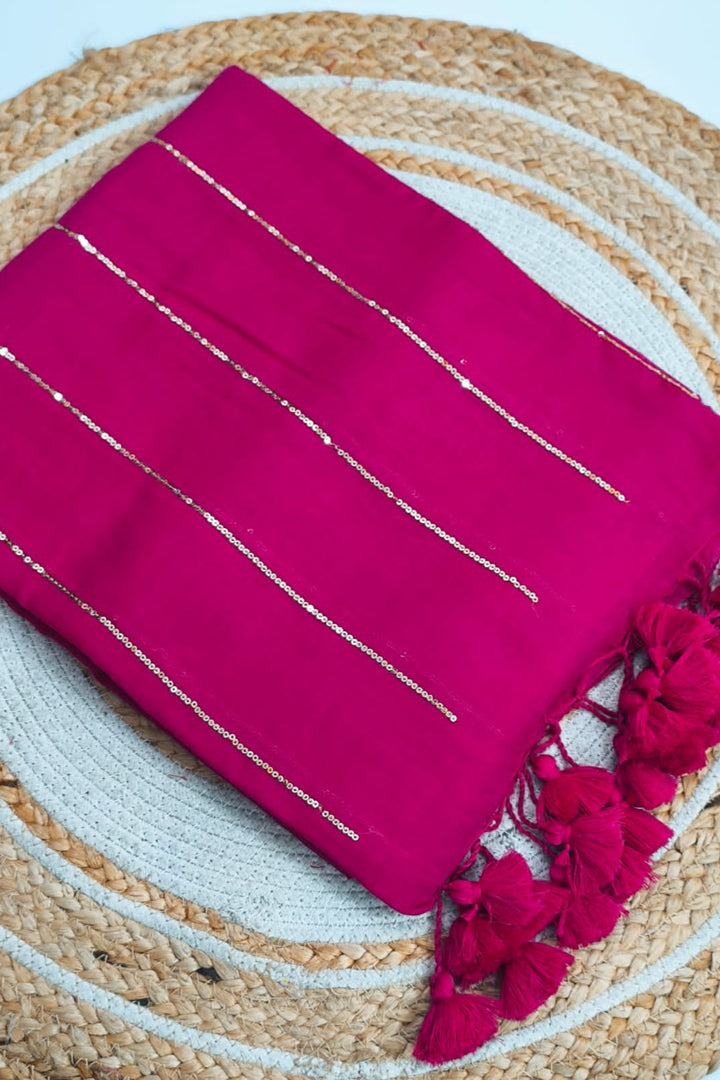 Neel Diganta Mul Cotton Pink Saree