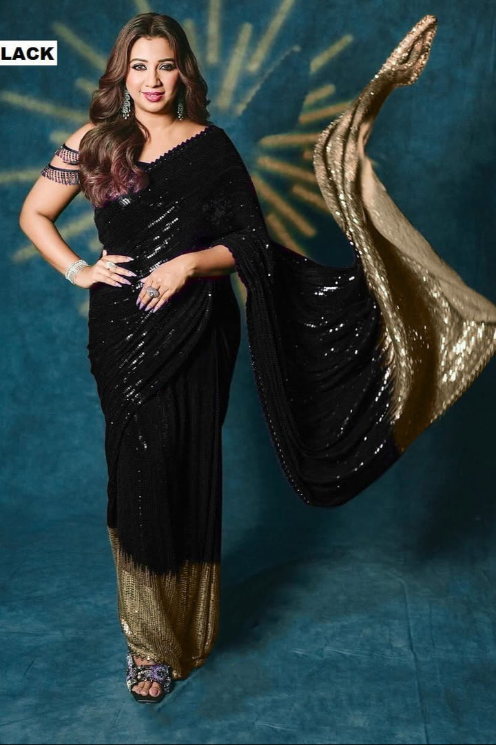 Singer Shreya Ghosal Inspired Georgette Saree