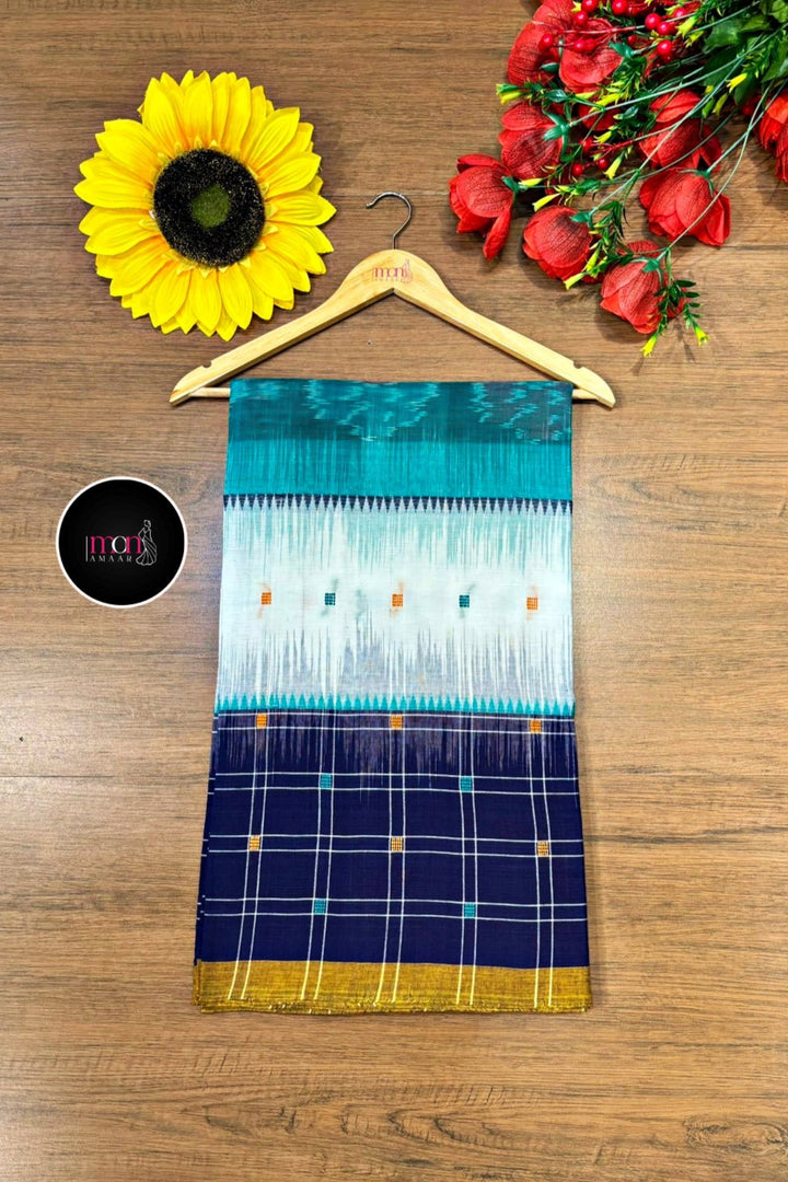 Ikatara - Dhonekhali Cotton Handloom Saree(Prathama)