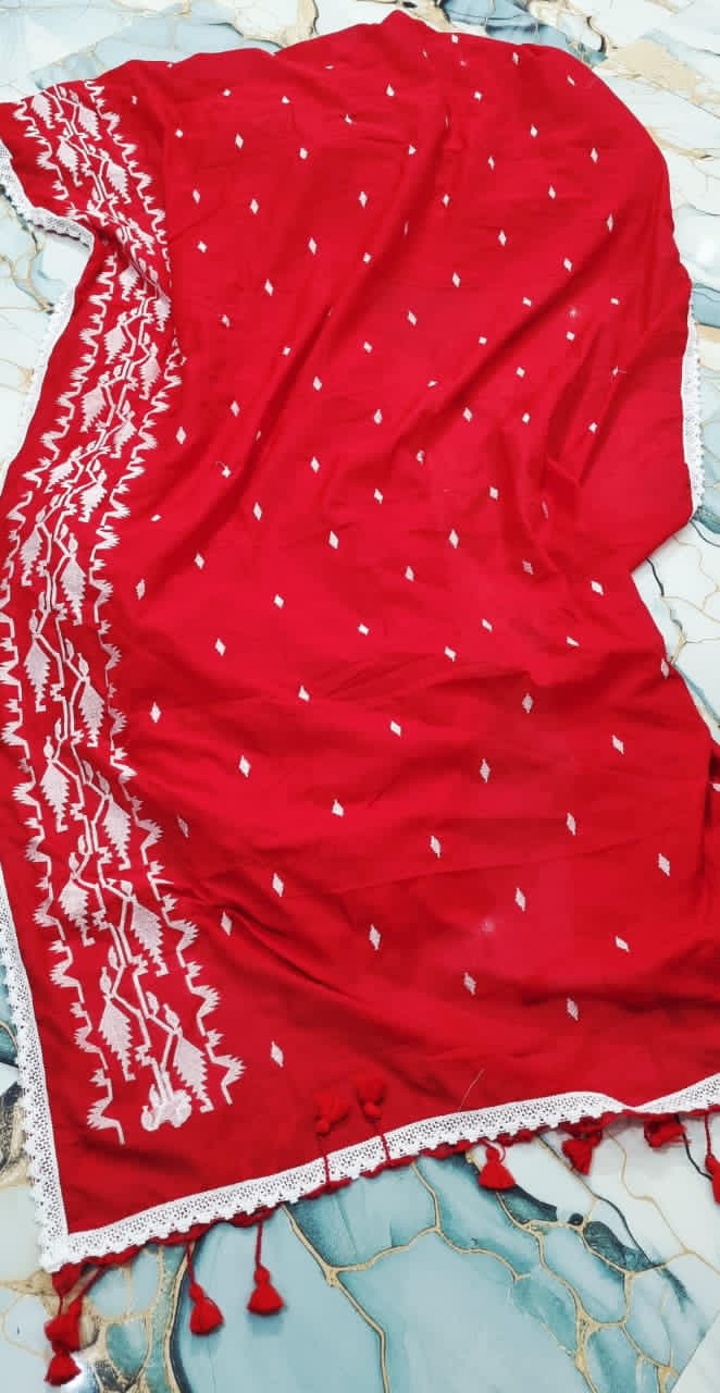 Komol Rongini Khadi Cotton Saree