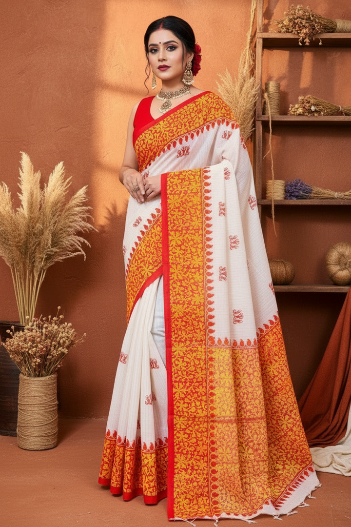 Chhaya Alo -Cotton Handloom Saree