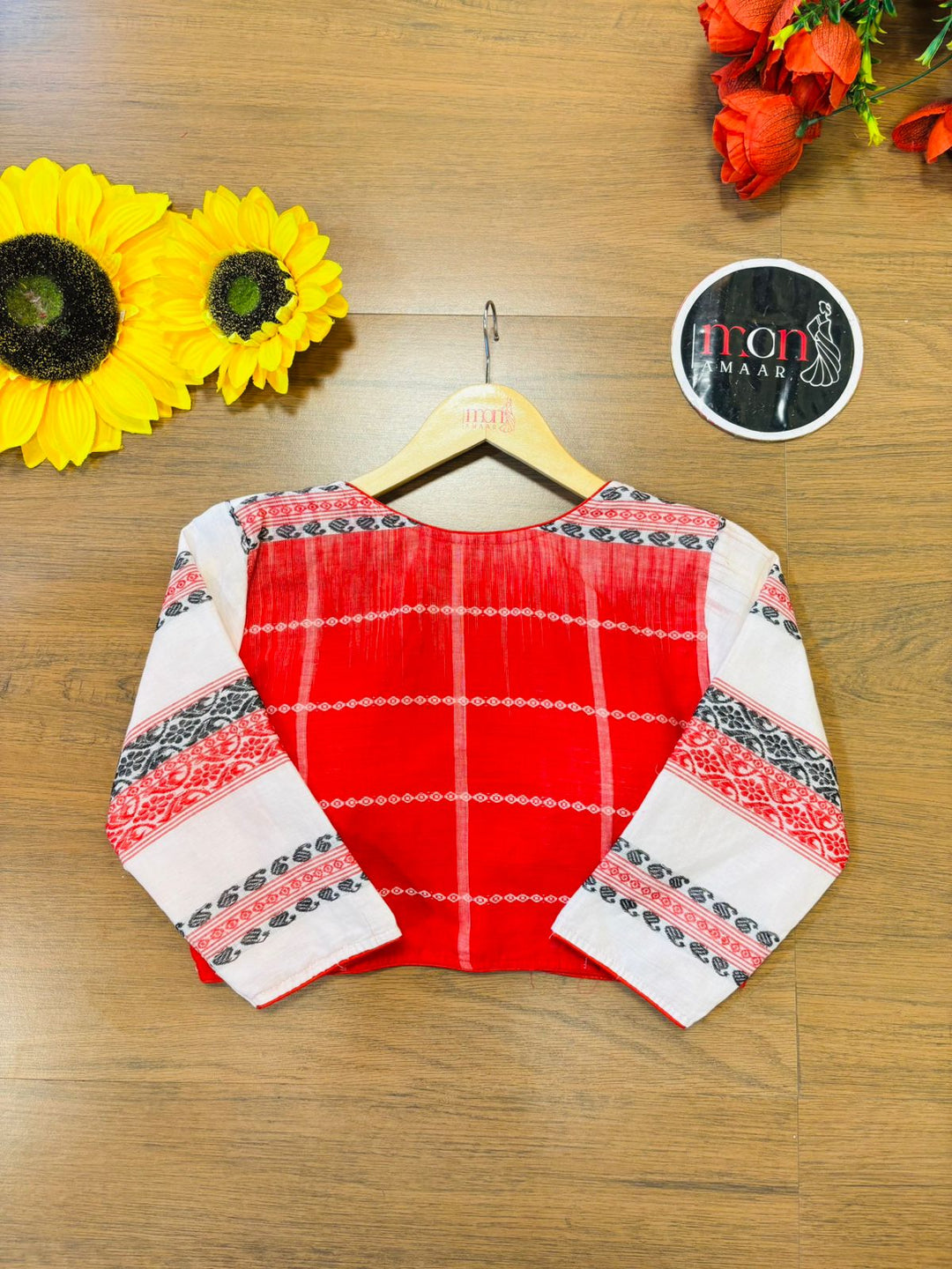 Aaradhya Ashtami Khadi Cotton Blouse