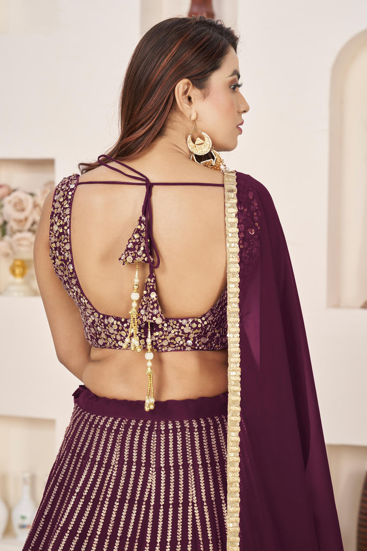 Nitya Nari Georgette Lehenga