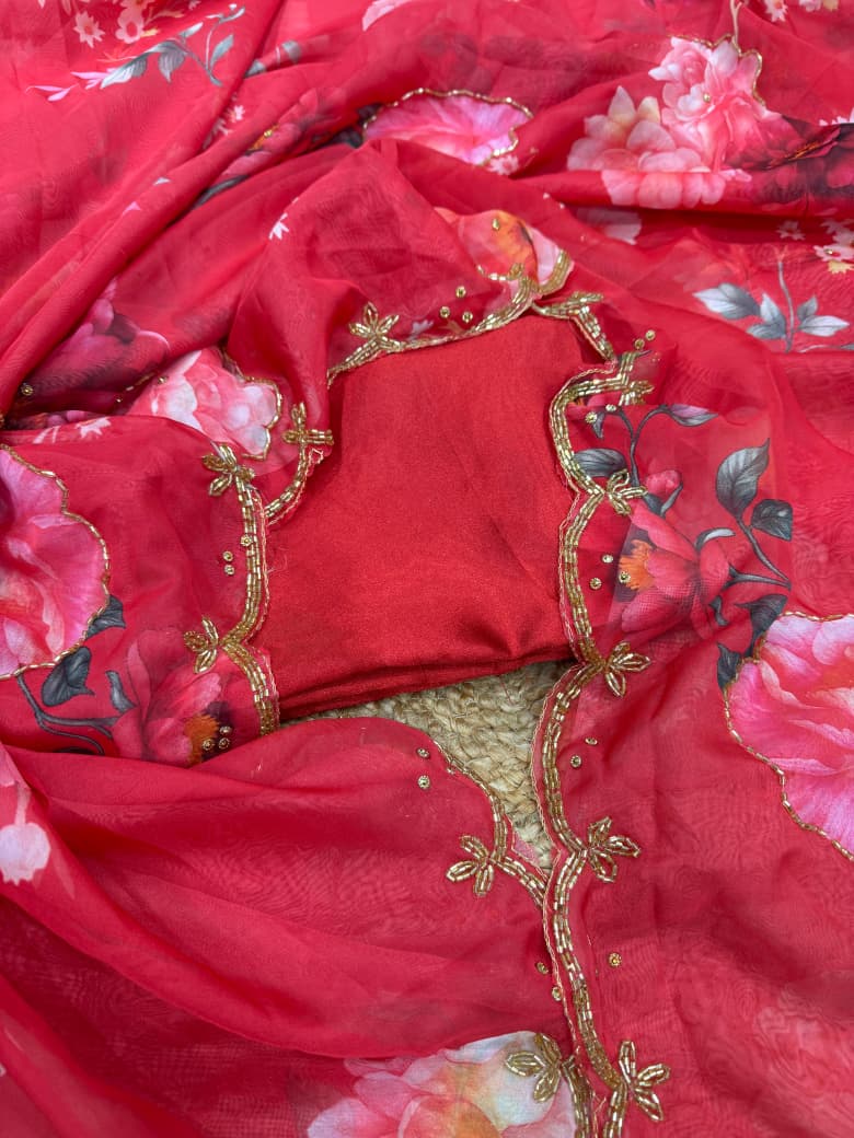 Light Of Dance Organza Saree