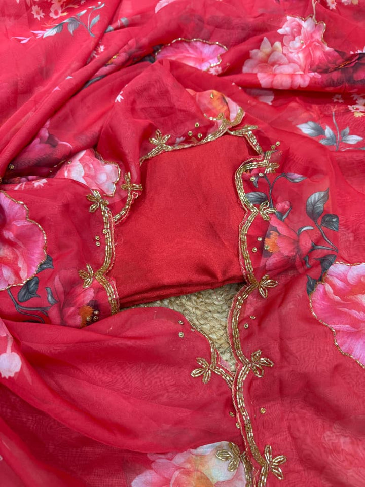 Light Of Dance Organza Saree